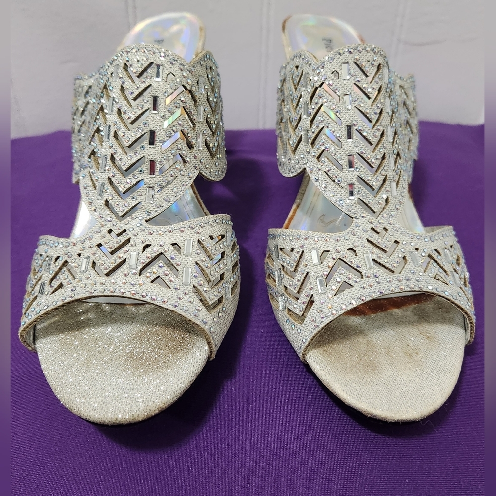 Silver Wedding Shoes Pierre Dumas